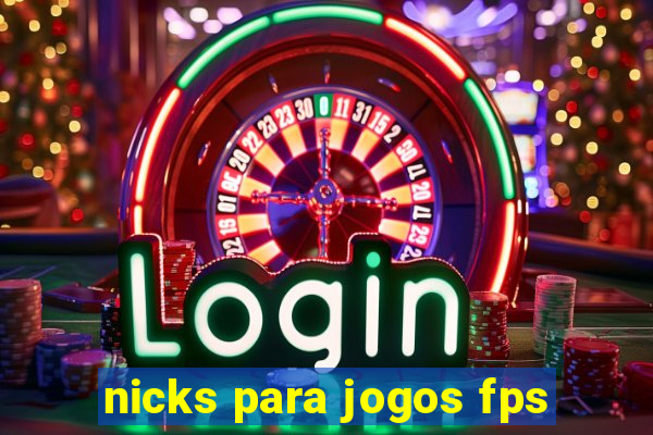 nicks para jogos fps